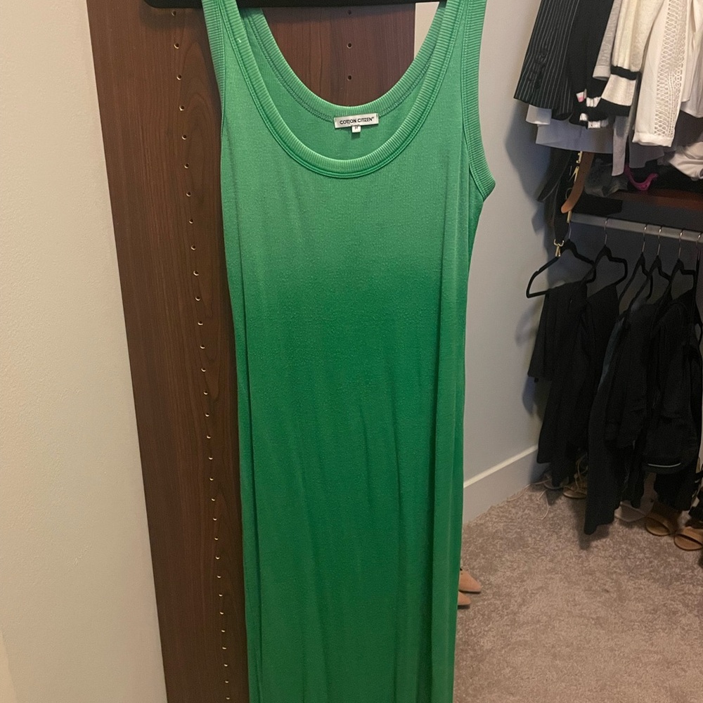 Modern Citizen Green Sheath Maxi Dress